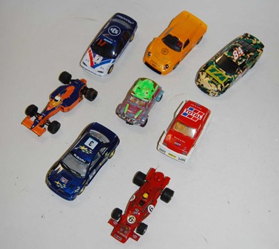Lot 1465 - One box containing eight various Scalextric...