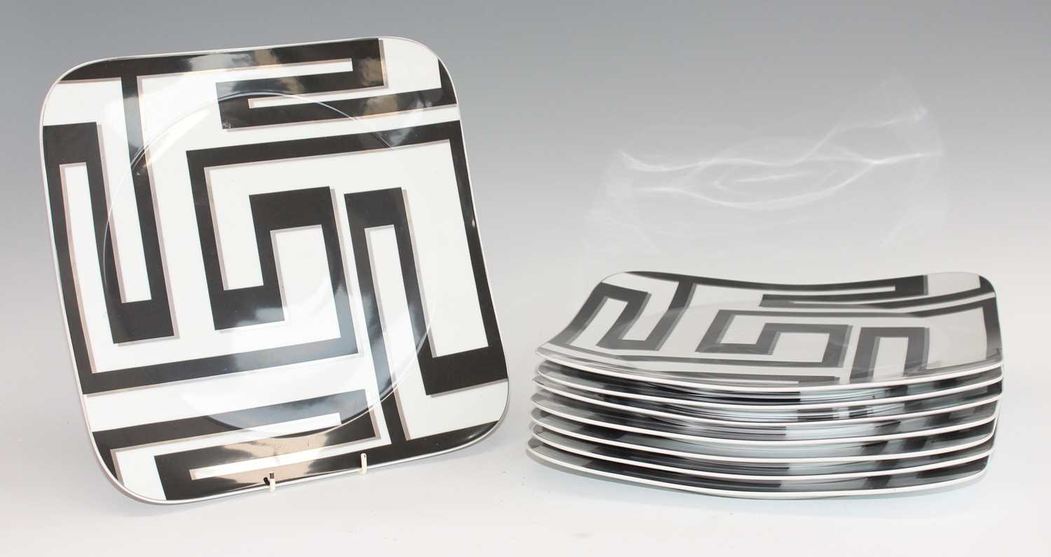 Lot 39 - A set of eight Rosenthal Versace Dedalo...