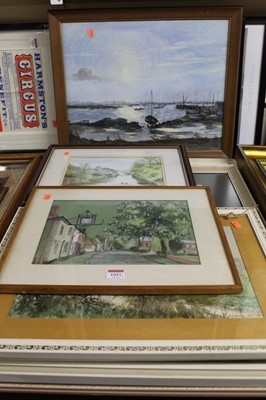 Lot 1043 - Assorted pictures and prints, to include...