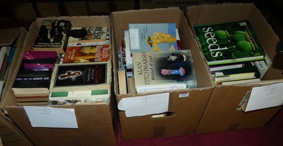 Lot 1542 - Four boxes of books to include: Gardening,...