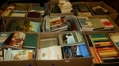 Lot 1533 - Seven boxes of books, to include: Theology,...