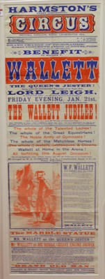 Lot 1041 - An advertising poster for Harmstons Great...