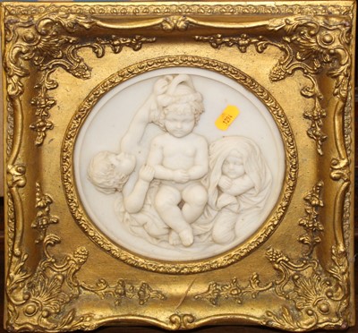 Lot 1056 - A reproduction printed porcelain plaque...