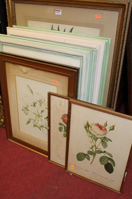 Lot 1072 - A collection of botanical prints to include...