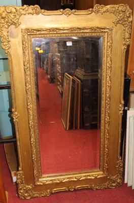 Lot 1073 - Circa 1900  gilt composition framed and...