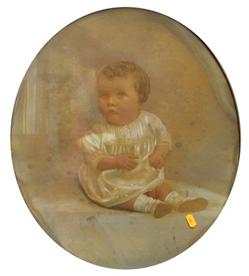 Lot 1084 - 19th Century school - portrait of a seated...