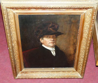 Lot 1100 - 19th century English school bust portrait of...