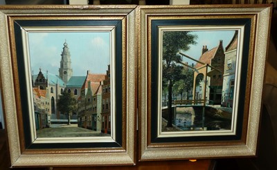 Lot 1103 - Jacobus Lambert Dispo (1890-1964) - pair of...