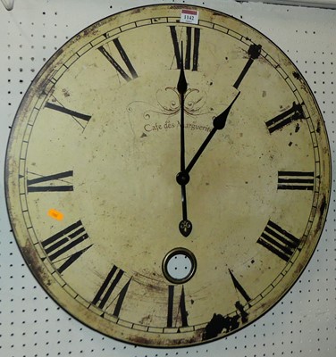 Lot 1142 - A French style reproduction kitchen wall clock,...