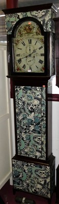 Lot 1192 - A circa 1800 mahogany and later floral...