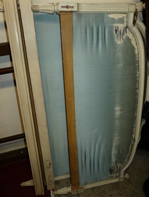 Lot 1205 - An early 20th century French painted and blue...