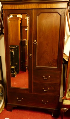 Lot 1221 - An early 20th century mahogany compactum...