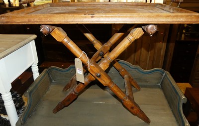 Lot 1314 - An early 20th century floral relief carved oak...