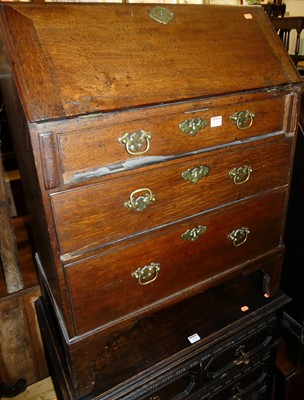 Lot 1323 - An early 19th century provincial oak...