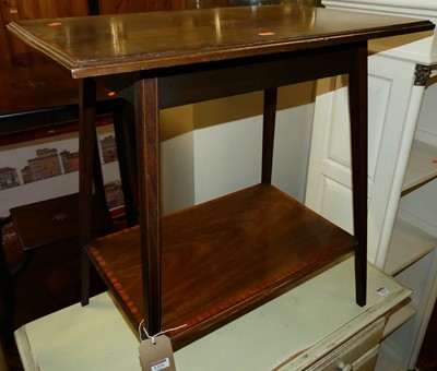 Lot 1336 - An Edwardian mahogany and satinwood inlaid...