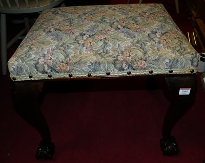 Lot 1365 - An early 20th century mahogany and floral...