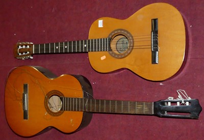 Lot 1373 - An Encore guitar; together with one other (one...
