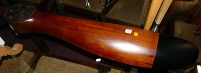 Lot 1406 - A contemporary hardwood and brass mounted...