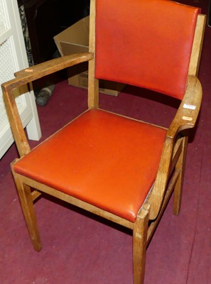 Lot 1409 - A 1930s Gordon Russell light oak and red...