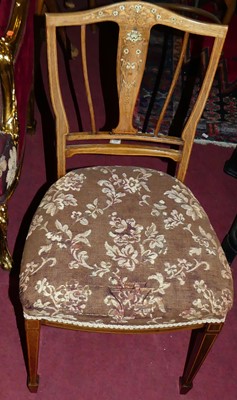 Lot 1438 - A set of four late Victorian rosewood, bone...