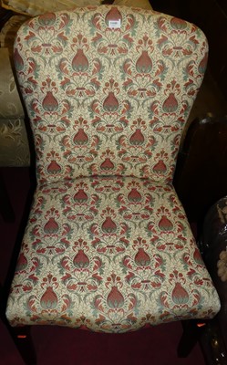 Lot 1440 - A 19th-century mahogany framed and floral...