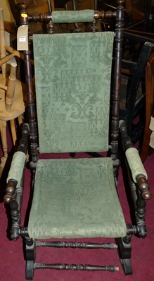 Lot 1456 - An early 20th century American turned walnut...