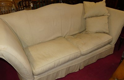 Lot 1461 - A large contemporary cream upholstered...