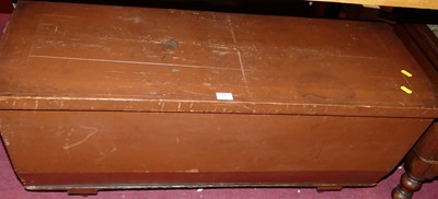 Lot 1502 - A 19th century Scandinavian stained pine hinge...