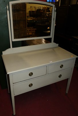 Lot 1516 - An Edwardian and later grey painted swing...