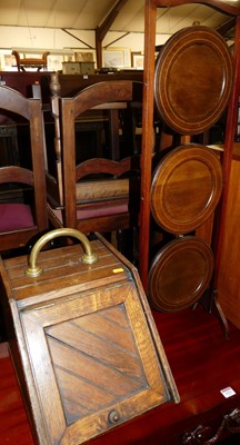 Lot 1521 - Occasional furniture, comprising; a floral...