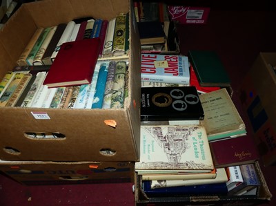 Lot 1537 - Six boxes of hardback books, to include novels...