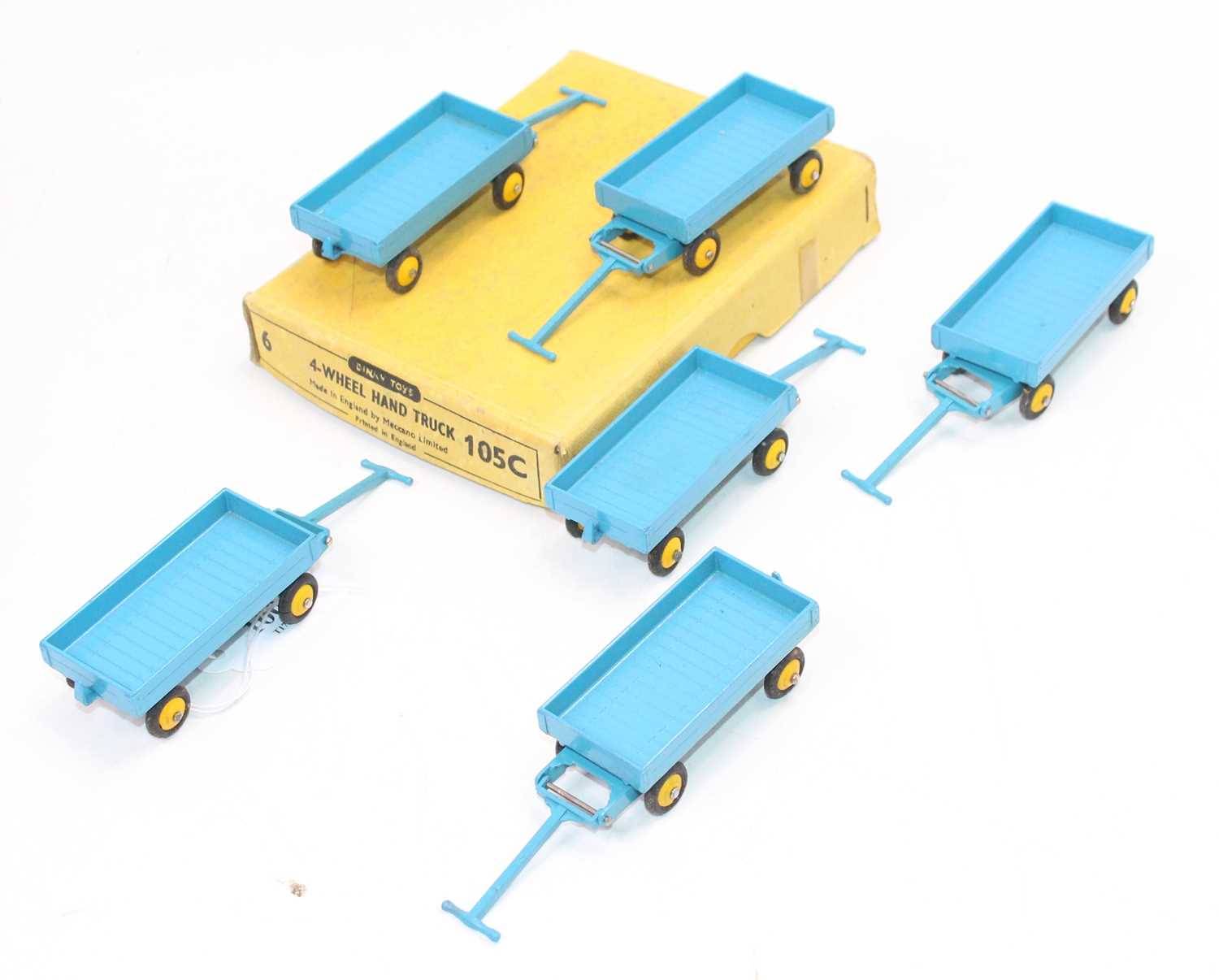 Lot 1006 - Dinky Toys No. 105C 4 Wheel Hand Cart original...