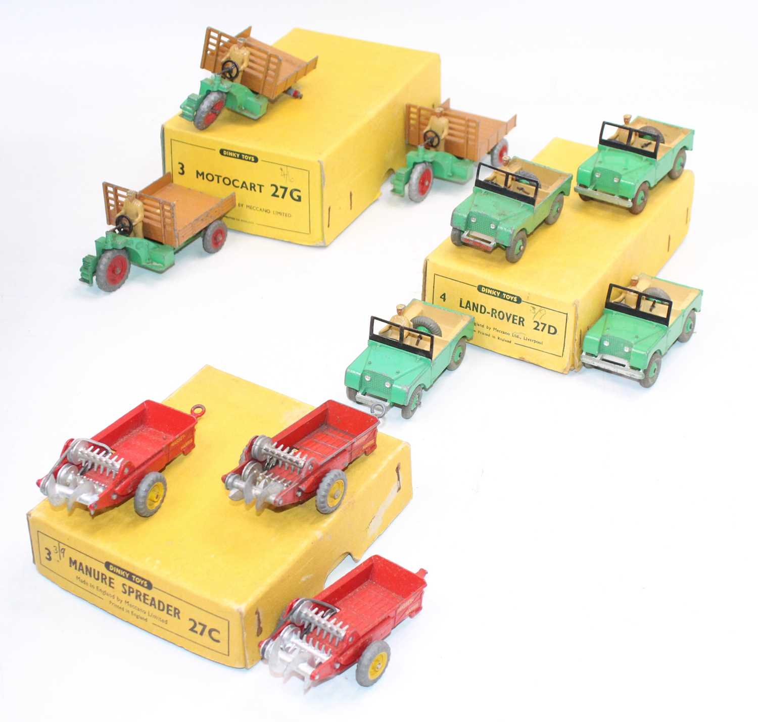Lot 1019 - Dinky Toys trade box group of 3 to include, No....