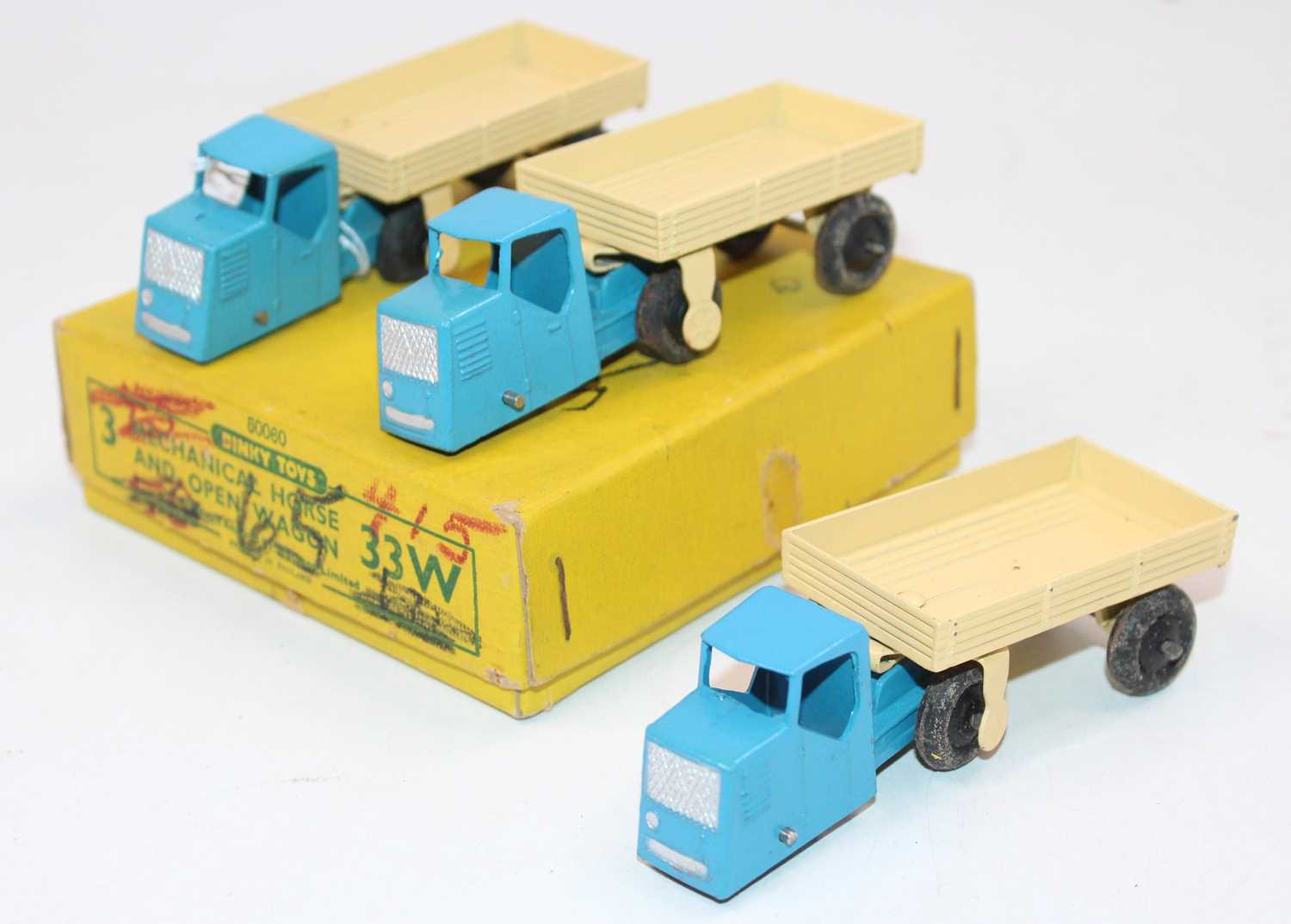 Lot 1023 - Dinky Toys No. 33W Mechanical Horse and Open...