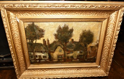Lot 1115 - Late 19th century English school - thatched...