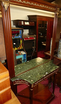 Lot 1483 - A contemporary French style mahogany and gilt...