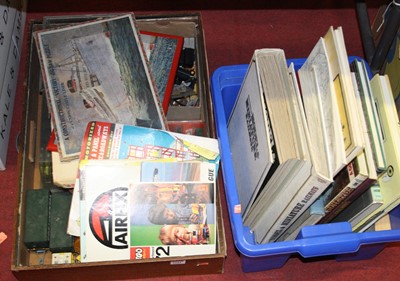 Lot 1544 - Two boxes of various hardback books, sold with...