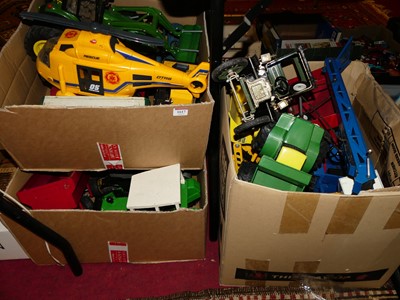 Lot 1617 - 3 boxes of wooden homemade constructed and...