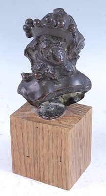 Lot 343 - Gabriele Parente (1875-1899) - bronze bust of...