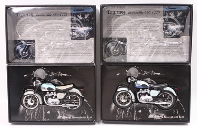Lot 1418 - 2 Minichamps Classic Bike Series 1/12 scale...