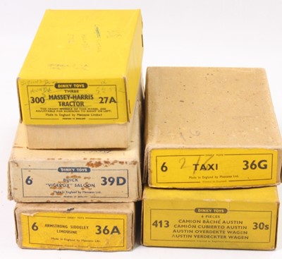 Lot 1030 - Dinky Toys original empty trade box group of 5...