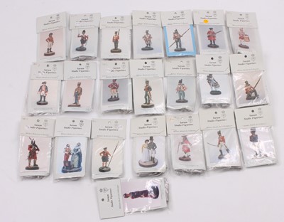 Lot 1701 - Sarum Studio Figurines white metal military...