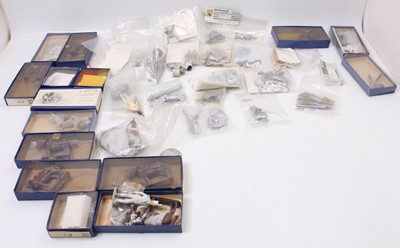 Lot 1709 - Large collection of mixed military white metal...