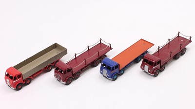 Lot 1067 - Dinky Toys Foden Trucks group of 4 repainted...