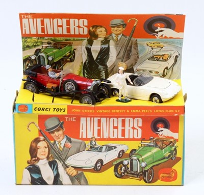 Lot 1505 - Corgi Toys gift set No. 40 The Avengers...