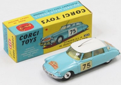 Lot 1523 - Corgi Toys No. 323 Citroen DS19 in Monte Carlo...