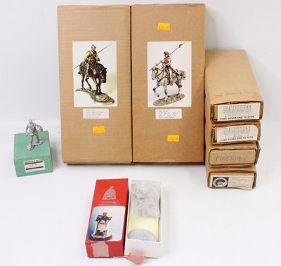 Lot 1712 - 8 various boxed and packaged white metal...