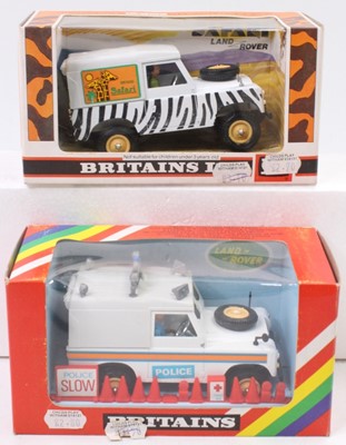 Lot 1717 - Britains Boxed Land Rover boxed diecast group,...