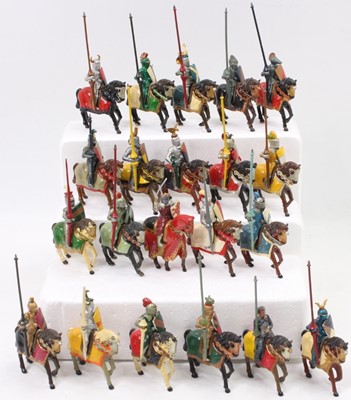 Lot 1718 - 21 various Timpo Knights of the Round Table...