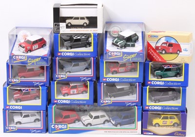 Lot 903 - One tray containing 16x boxed Corgi Toys Mini...